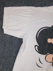 Vintage 90s Snoopy Lucy Wood Stock Rare T Shirt Mens Size Large Kissing Love
