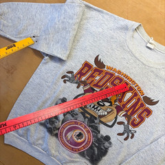 Vtg 90s Looney Tunes Taz Washington Redskins 1992 Cartoon Sweatshirt Crewneck L