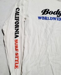 Body Glove Redondo Beach California Surf Style Graphic Long Sleeve Shirt EUC