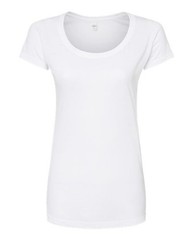 Tultex Women’s Poly-Rich Scoop Neck T-Shirt