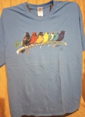 Songbird Spectrum NEW t-shirt XXL, L, S, adult Wild Cotton retired design tee