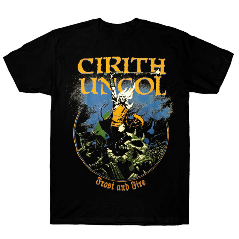 Vtg Cirith Ungol Frost and Fire Cotton Black All Size Unisex Shirt BSS103