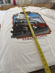 Vintage 1990s T-Shirt Steamtown PA Canadian Pacific Steam Train #2317 New