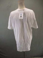 NWT EPIC GAMES Size L Mens White 100% Cotton Crew Neck Short Sleeve T-Shirt 369