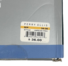 Perry Ellis Portfolio 3 Pack Gray/Blue/Blk Crew Neck T-Shirts Soft Touch Size S