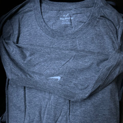 Men’s The Nike Tee Solid Gray T Shirt Cotton TShirt, Set Of 5 (5 PACK)