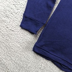 Vintage John Henry T Shirt Mens Small 34-36 Blue Polypropylene Blank Made USA