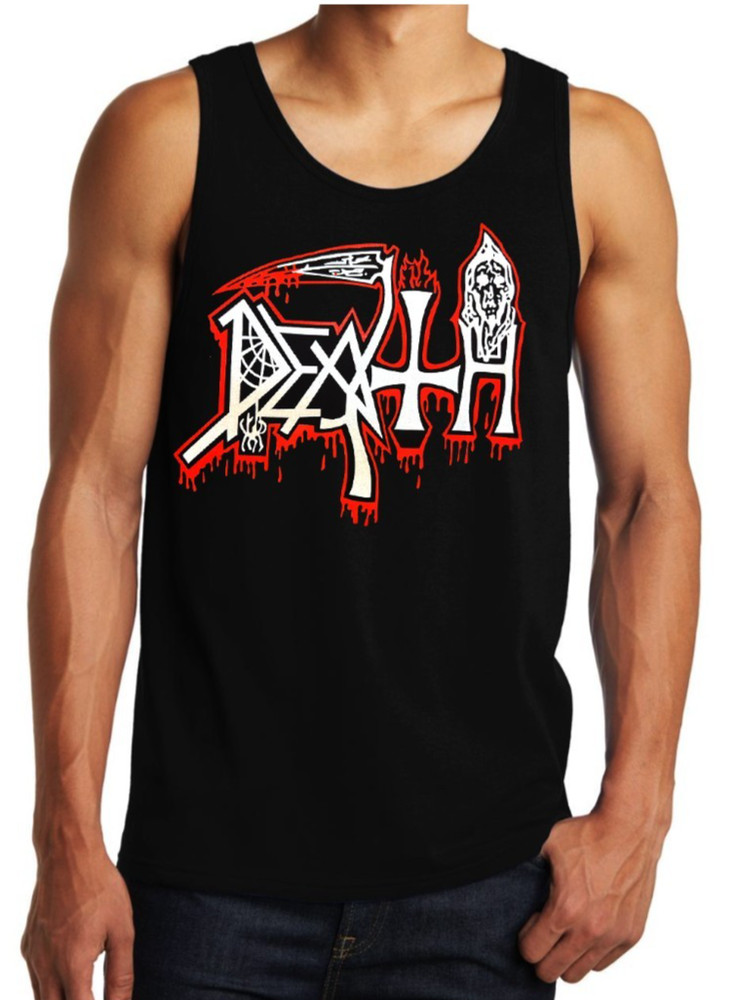 DEATH Heavy Metal Band Black Tank Top