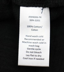 ATM Anthony Thomas Melillo Henley T Shirt Mens XL Black Cotton Long Sleeve