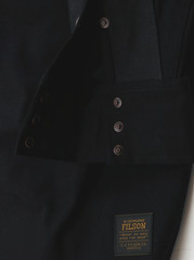 Filson x Wrangler Adventure Shirt Denim and Waxed Cotton Men’s Sizes S-2XL Black