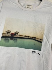 Todd Snyder x Gerry Beckley White Graphic Tee T-Shirt Size Medium Short sleeve