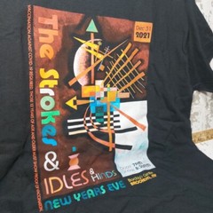 The Strokes Concert T-Shirt Size L New Years Eve 2021 Brooklyn New York Tour Tee