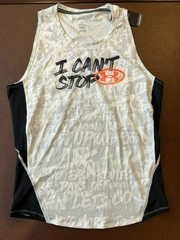 Under Armour Gray Black I Can’t Stop Sleeveless Compression Tank Top XL