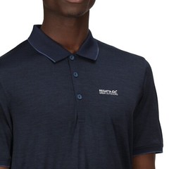 Regatta Mens Breathable Polo T Shirt Cool Dry Sports Wicking Quick Dry Remex II