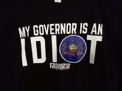 Triggered Freedom Apparel Co., “My Governor Is An Idiot”(PA) 5XL Graphic Tee…