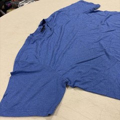 District Perfect Tri DTG Crew-Neck Adult T-Shirt Short Sleeve Blue Size XL New