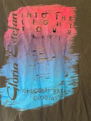 1991 GLORIA ESTEFAN BROCKUM SIZE XL (22×27) *SEE DESCRIPTION* CONCERT TOUR SHIRT