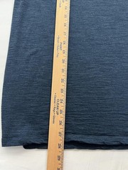 KARBON Shirt Mens XL Blue 100% Merino Wool Long Sleeve Base layer Crewneck