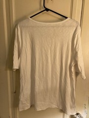 NWT Four Stages Of Scrapbooking White T-shirt Size XL 16-18