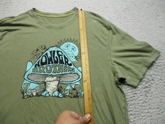 Howler Brothers Shirt Mens XL Green Mushroom Sun Graphic Tee Tagless Nature