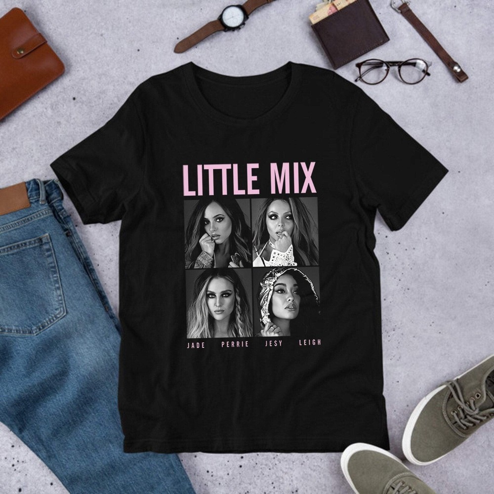 Hot Trend Little Mix band Black Color Cotton Shirts Gift For Fan KK1305