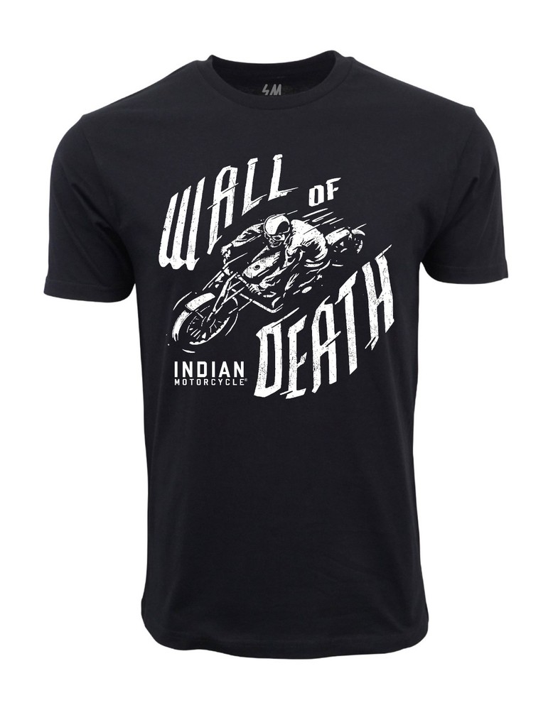 INDIAN MOTORCYCLE WALL OF DEATH GRAPHIC T SHIRT