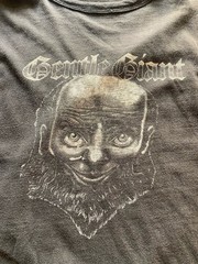 Vintage 1970s Lot Of 2 Gentle Giant British Band Single Stitch T Shirts