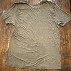Hurley Men’s Green Solid Logo Crew Neck Short Sleeve T-Shirt, Size L