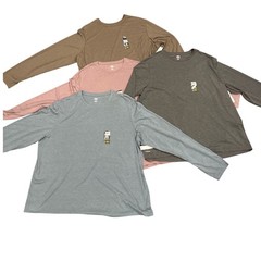 New (4) Athletic Works Mens 3XL DriWorks Long Sleeve T-Shirts Moisture Wicking