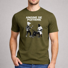 Music Shirt Funny Sarcastic Angine De Poitrine Live Art Graphic Men Boys Kids