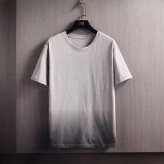 New Men’s Polyester Fiber Plain Crew Neck Ice Silk Short Sleeves T-Shirt M-3XL