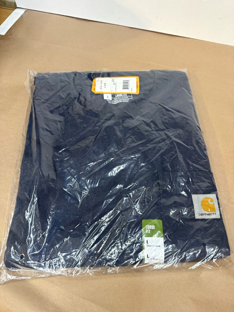 Carhartt K87-M K87-BLS Loose Fit Pocket Crew T-Shirt Blue Men’s L