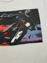 Vintage 80s Suzuki Bandit Screen Stars Best Graphic T-Shirt R. Jones Size L