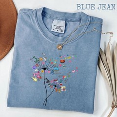 Cute Sewing Dandelion Flowers Shirt, Quilting Quilter T-Shirt Tee