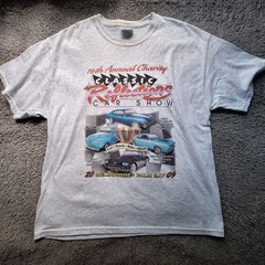 Vintage Classic Reflections Car Show Shirt Mens Large Charity Event 2009 Cars