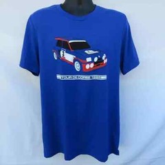 1985 R5 TOUR DE CORSE GROUP B RALLY RACE WINNER T-SHIRT TURBO RACING FRANCE MAXI