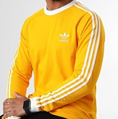 NEW MENS ADIDAS ORIGINALS CALIFORNIA TREFOIL LONG SLEEVE SHIRT~ LARGE ~ HK7287
