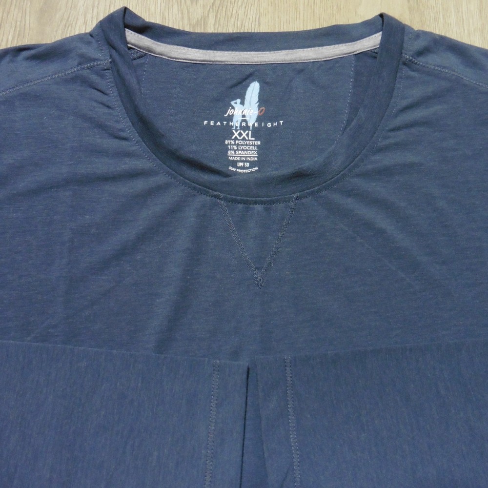 JOHNNIE-O Mens 2XL XXL THE COURSE T SHIRT PERFORMANCE GOLF TEE WAKE LONGSLEEVE