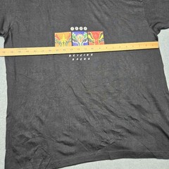 Huaxiucun Beijing Opera Mask Shirt Mens Large Black Graphic Art Asian Tee