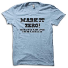 The Big Lebowski “MARK IT ZERO” Walter Sobchak Dude Funny 90s Retro Movie