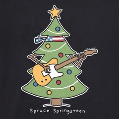 Life is Good. Men’s Spruce Springsteen LS Crusher Tee, Jet Black