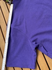 ére studios mens t shirt XS purple cotton jersey short sleeve crew neck logo plain