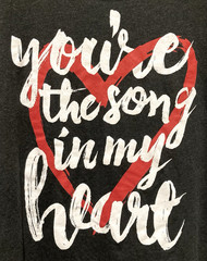 Heart Song Tee Large Savannah & Sky Give Back Collection Signature Charity Piece