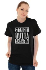 Straight Outta Anaheim, CA City Funny Movie T Shirts Gift Idea T-Shirt Tee