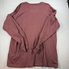 Carhartt Original Fit Long Sleeve T-Shirt Men’s XL Crew Neck Pocket Burgandy New