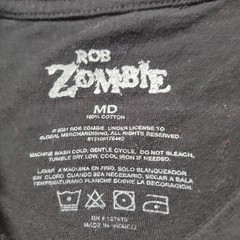 Rob Zombie Shirt Mens Medium Black Dragula Metal Rock Band Tour Concert Tee