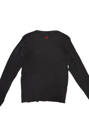 Bouncer Japan Black Thermal Long Sleeve like RRL (F662)