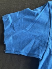 Vintage Sof Tee Mens M Blue T-Shirt Maui Print Made in USA Single Stitch 90s