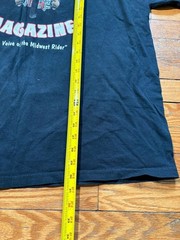Vintage Wide Open Magazine Biker Motorcycle Graphic T-Shirt