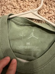 Jordan Travis Scott Highest Men’s Green Graphic Cotton Knit Tee Size M